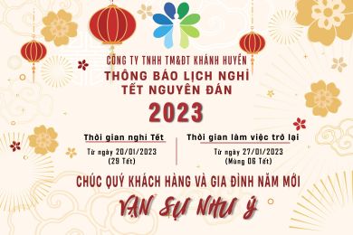 Thông báo lịch nghỉ Tết Nguyên Đán Quý Mão 2023