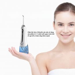 Cách sử dụng máy xịt nước làm sạch răng miệng
