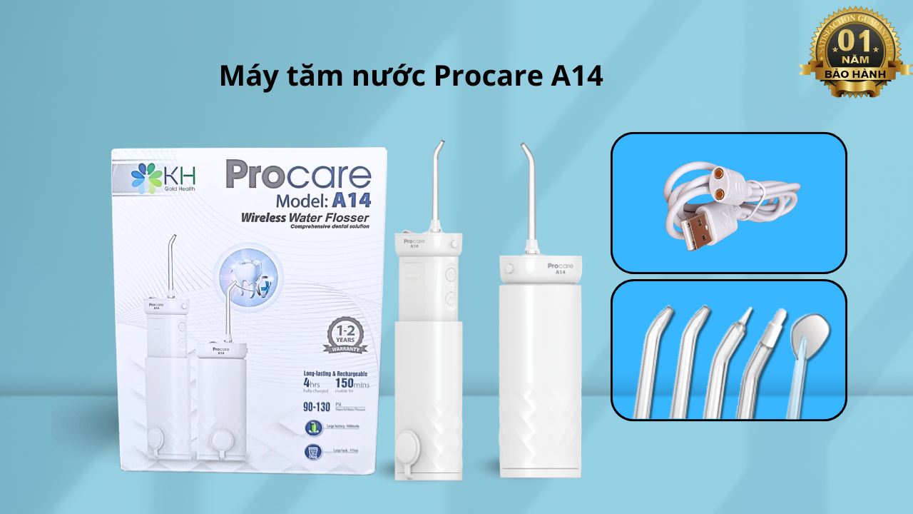Máy tăm nước rút gọn A14
